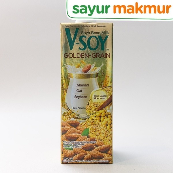 

V-Soy Golden Grain Soy Milk UHT 1 liter Sayurmakmur