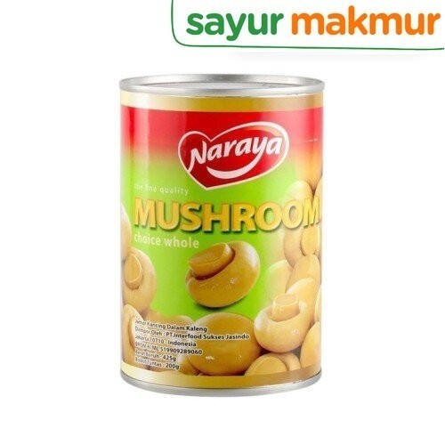 

Naraya Whole Mushroom in can 425 gram Sayurmakmur