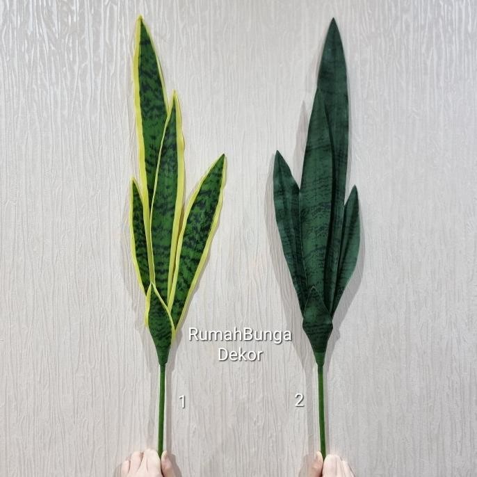 Daun Lidah Mertua Latex Artificial