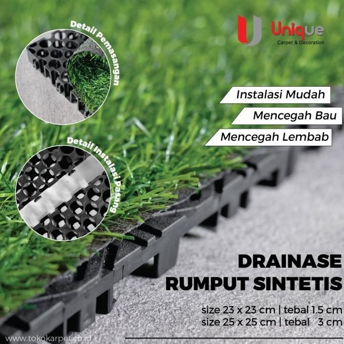 Drainase Alas Rumput Sintetis / Alas Rumput Palsu