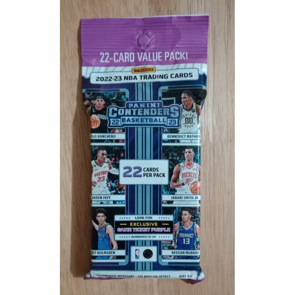 Kartu Basket NBA Panini Contenders 2022-23 Value Pack. 22 Kartu/Pack