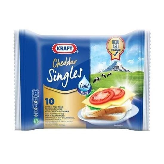 

Kraft Cheese Slice Light 10 Pcs - Keju