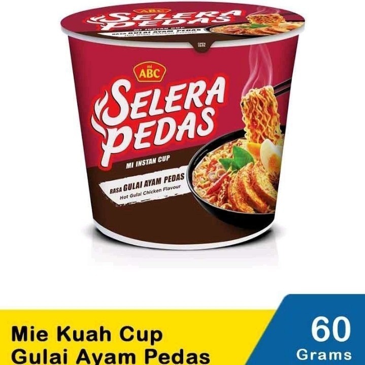 

ABC Mie Selera Pedas 60 Gr Cup - gulai
