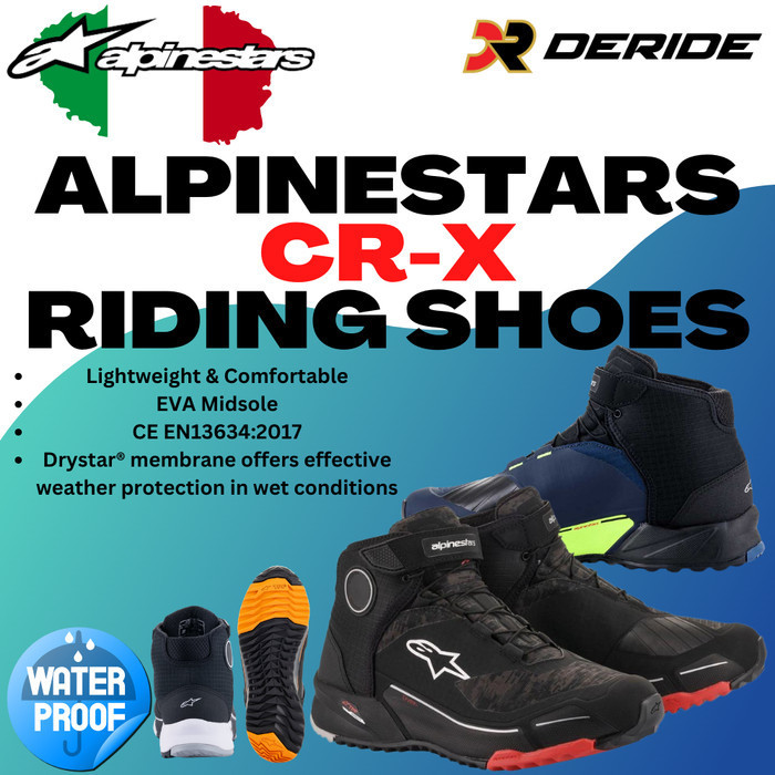 Sepatu CR-X CRX DRYSTAR RIDING SHOES Waterproof