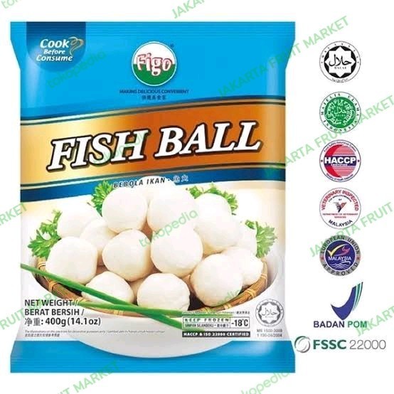 

Uinn - (Frozen Food) Figo Fish Ball 400Gr (Grab/Gojek)