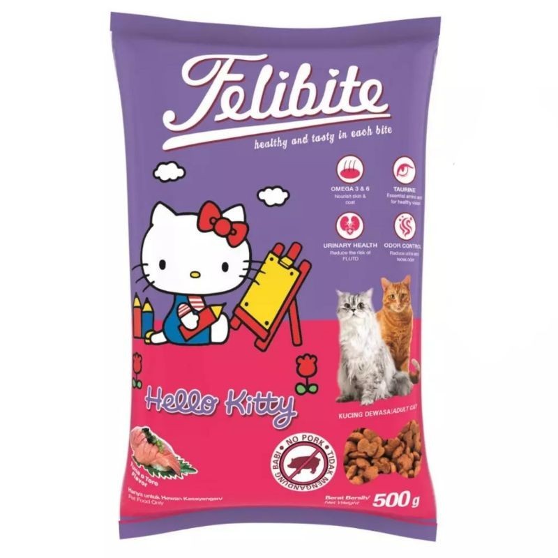 Felibite Cat 20kg Tuna Otoro //20 kg 1 karung rasa ikan Tuna No Pork Makanan kucing adult