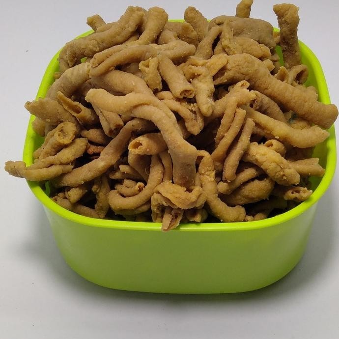 

POI KERIPIK USUS 500gr / KRIPIK USUS AYAM / KERIPIK USUS KILOAN / KERIPIK USUS ASIN GURIH / PEDES DAUN JERUK TERLARIS