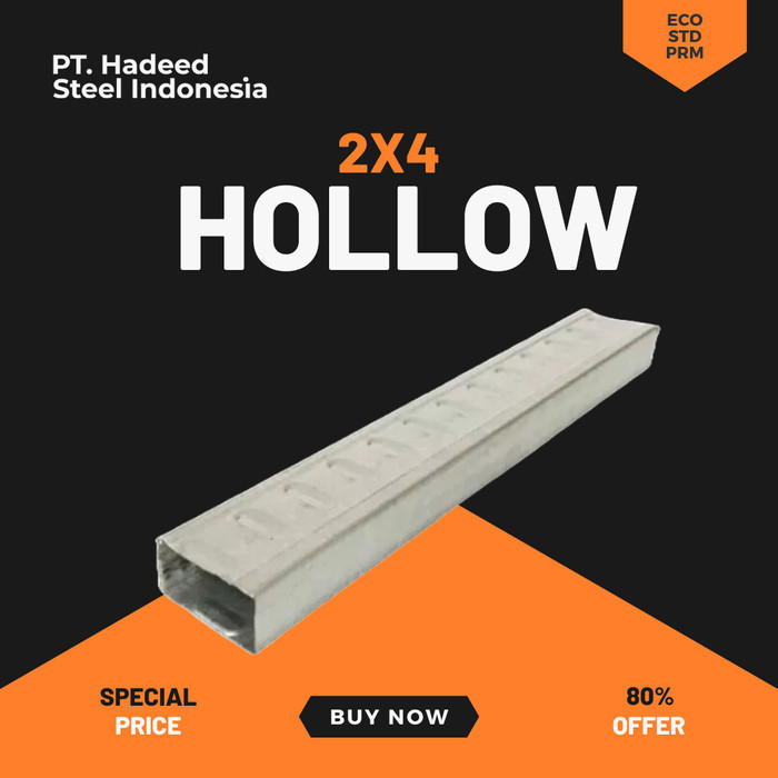 Baja Ringan Hollow 2X4 Premium Galvalum