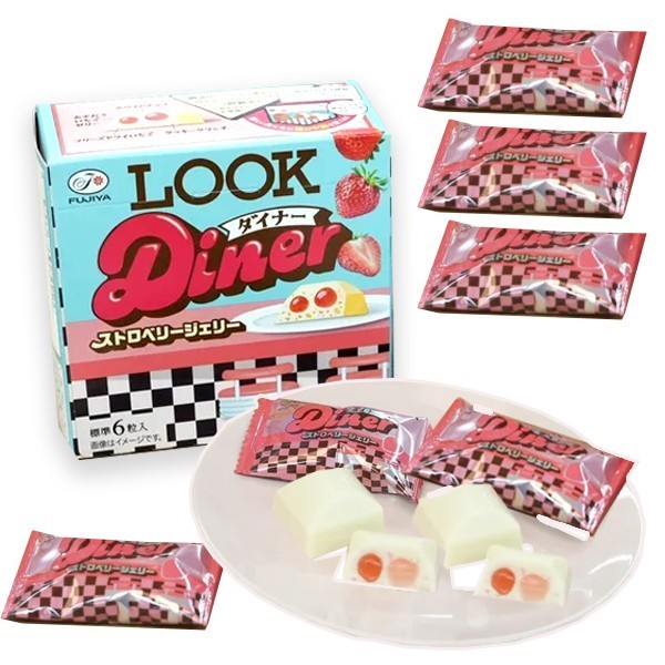 

~~~~~] Look Diner Chocolate (Strawberry Jelly) 45g