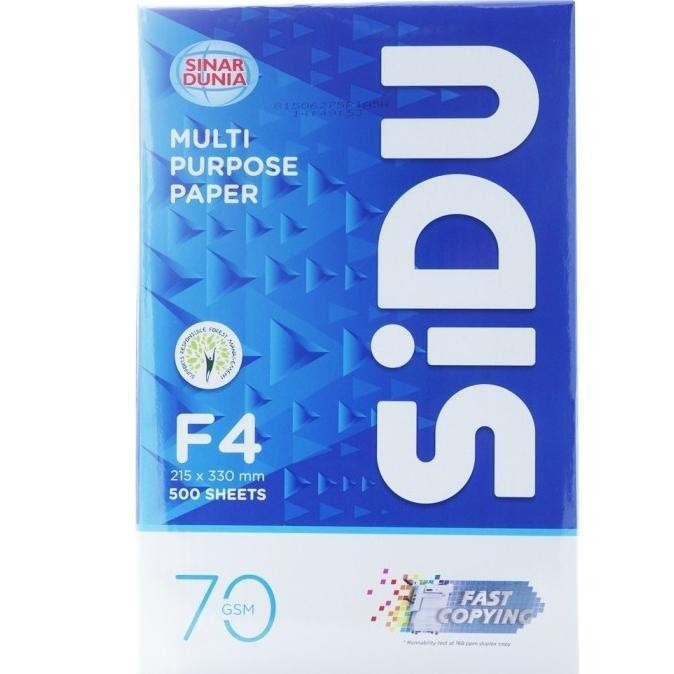 

Kertas HVS Sinar Dunia SIDU F4 70 Gram ilmi__77
