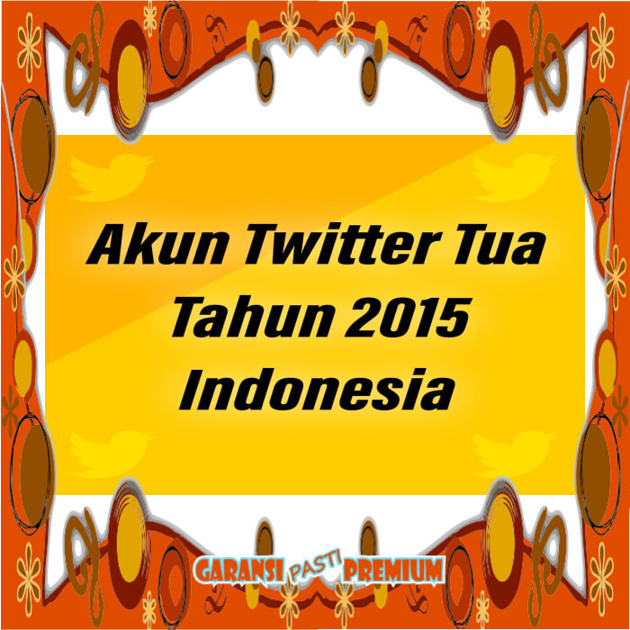 [Garansi] Akun Twitter Tua Tahun 2015 Indonesia Berfollowers Bergaransi