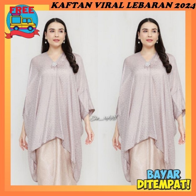 Baju Lebaran 2024 Couple Keluarga Terbaru Kafthan Gamies Ied Raya Pakaian Wanita Kekinian Korean Sty