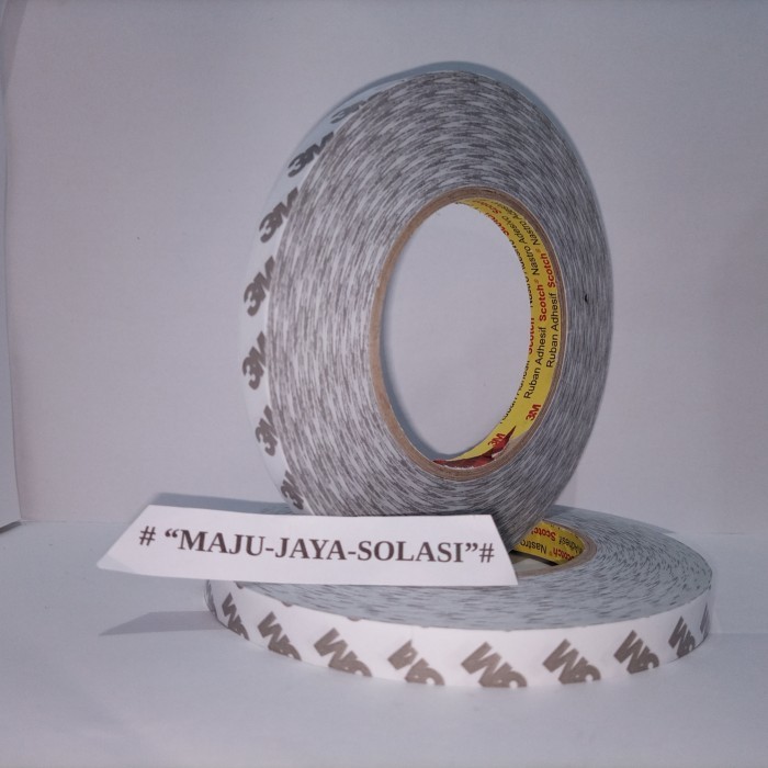 

Double tape bahan Tipis - solatip kertas - busa 12 mm x 50 mtr HOT SALE