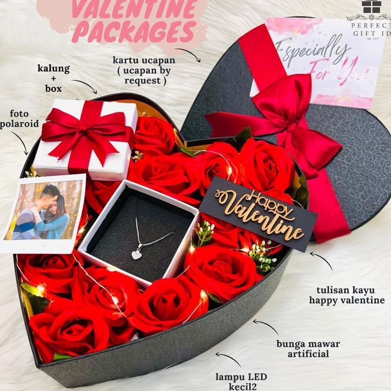

Cashback Max" Kado Ulang Tahun Kado Anniversary Hadiah Ulang Tahun Hadiah Anniversary Box Love Bunga Box Isi Kalung ||