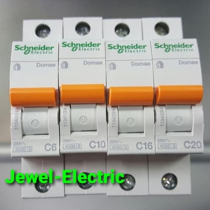 Terlaris MCB Scheneider 1 Phase 1p 1P 6A/10A/16A/20A mcb scheneider 1phase ,,