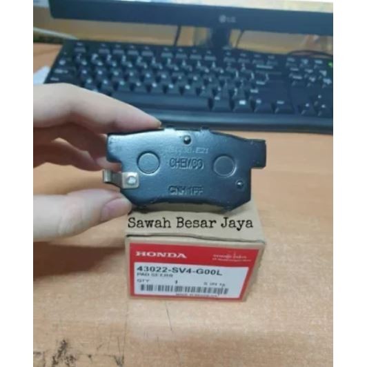 BRAKE PAD KAMPAS KANVAS REM CAKRAM BELAKANG CIVIC FB FB2 FB3 ORIGINAL