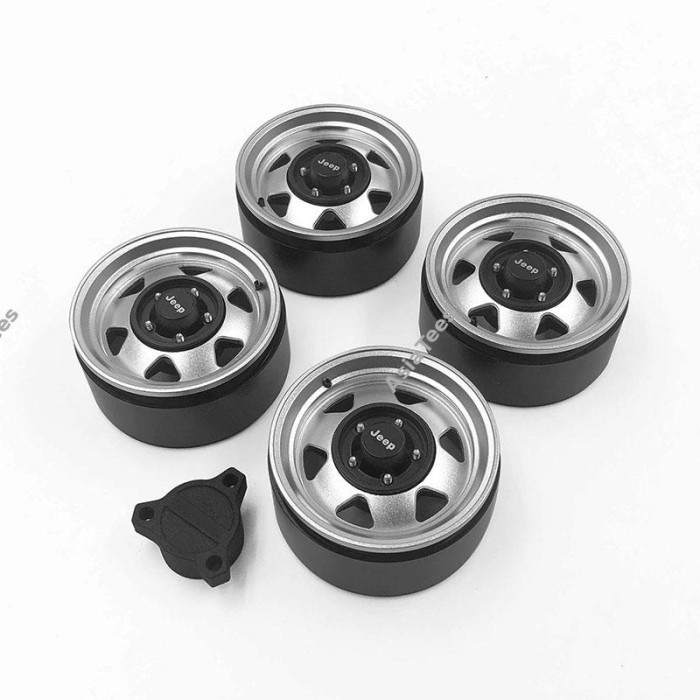 CChand 1.9 XJ Stte Alloy Beadlock Velg Adventure Jeep Offroad RC Car
