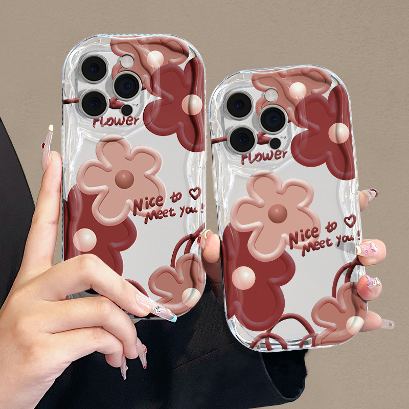 Red oil painting flowers Case For OPPO A15 A16 For A57 A17 A52 A53 A54 A5 A18 A38 Soft Case For A7 A78 A58 A74 A78 A9 A76 A1 A94 Casing For RENO4 5 6 7 8T 7z F9 Pro Fullcover Case a98 4 cesing f kesing 5g a55 5f 8 reno hp a92 2020 4g softcase a5s a95 a17k
