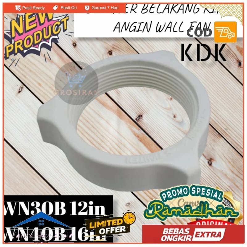 SPINNER BELAKANG KDK KIPAS ANGIN WALL FAN WN30B WN40B 12in 16in - WN40B 16in PACKING KARDUS