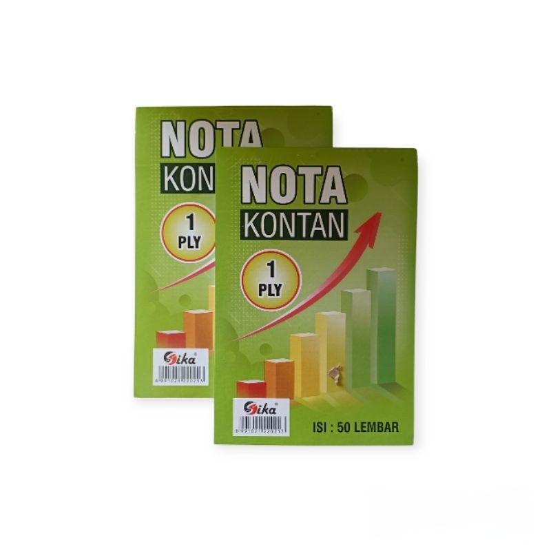 

Nota kontan kecil 1 ply / nota pembelian produk kecil merek sika / nota kontan isi 50
