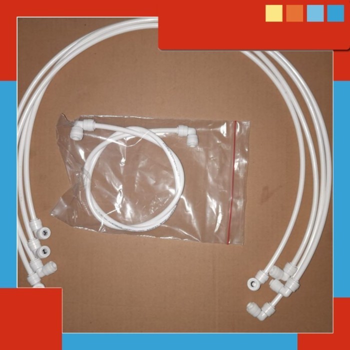 LENGKAP FITTING L Pipa Selang Pompa Dispenser Galon Bawah Miyako