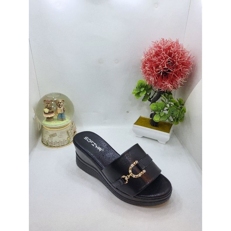 sendal sofiya wedges wanita import ( ORIGINAL )