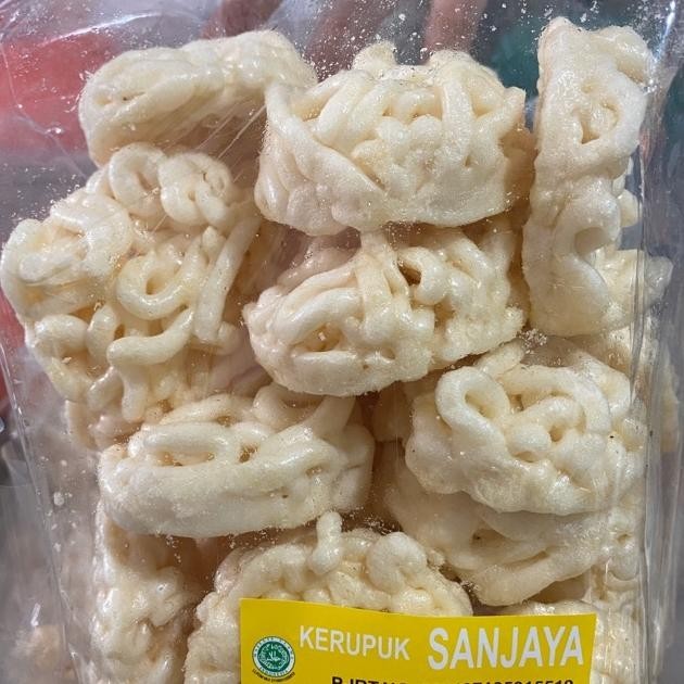 

POI Kerupuk Keriting Bangka / Kerupuk Bangka / Kerupuk Ikan Tenggiri Bangka Bulat Kecil Cap Sanjaya TERLARIS