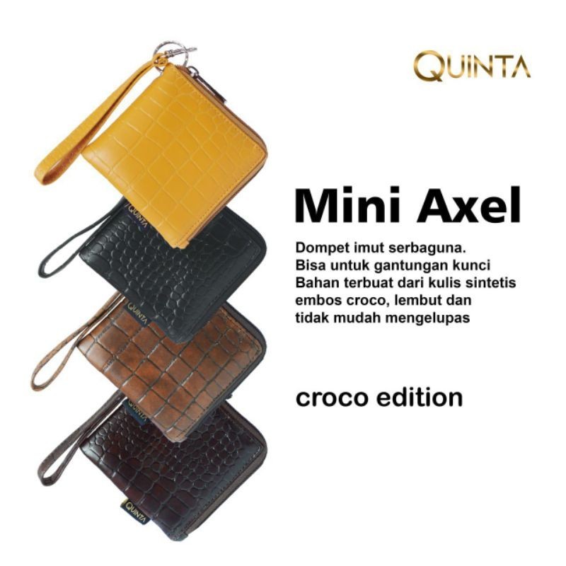 Axel pouch||dompet Quinta terbaru||dompet multy fungsi||dompet kartu