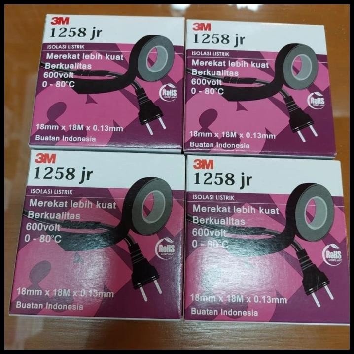 

TERMURAH 3M ISOLASI 1258JR BLACK !!!!!!!