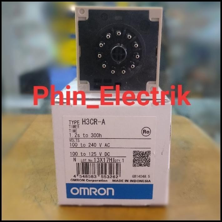 HOT DEAL TIMER OMRON H3CR-A 220V 11 KAKI/11 PIN ORIGINAL OMRON H3CR A !!