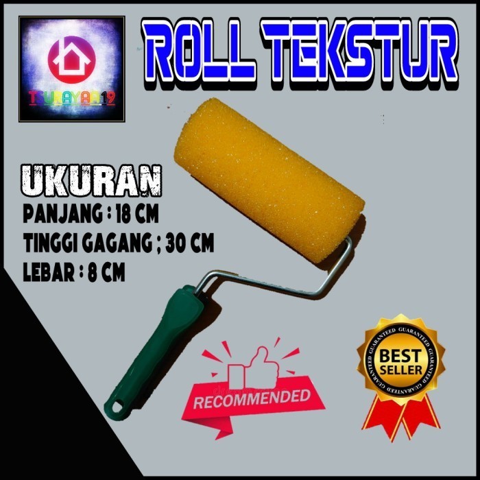 Roller Cat Tekstur - Alat Gecatan Tekstur