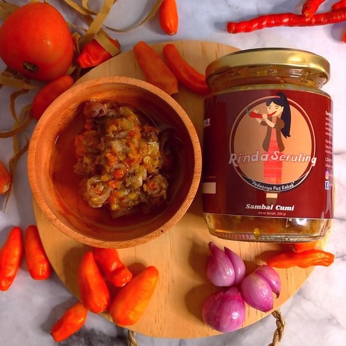 

Sambal Cumi Rinda Seruling 250 ml TB
