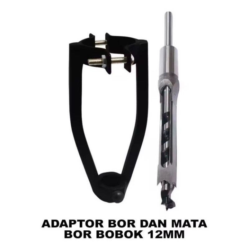 Adaptor Dan Mata Bor 12MM Bobok Kayu ORIGINAL
