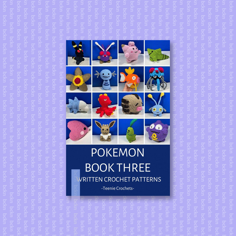 

Pokemon Book Three Written Crochet Pattern - Teenie Crochets