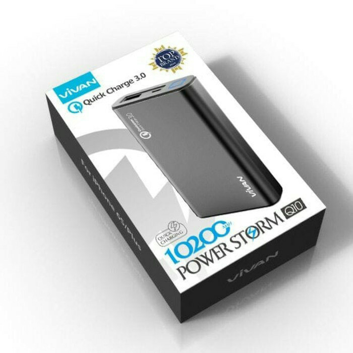 Powerbank Vivan Q10 Power Bank Fast Charging Original Quick Charge