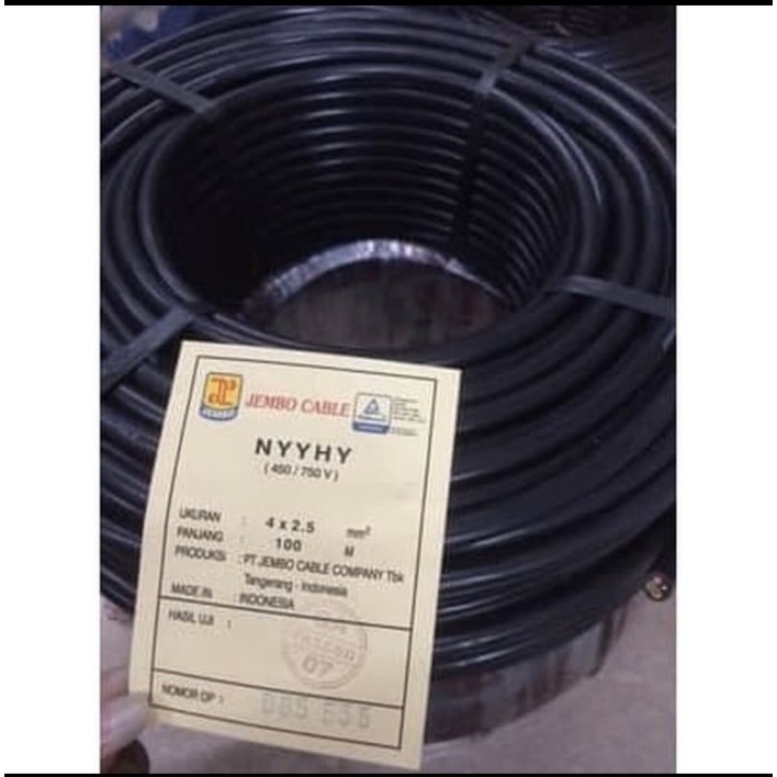 Kabel Jembo Nyyhy 4X2,5 4X2.5 4 X 2,5 4 X 2.5 Jembo 100M 100 Meter