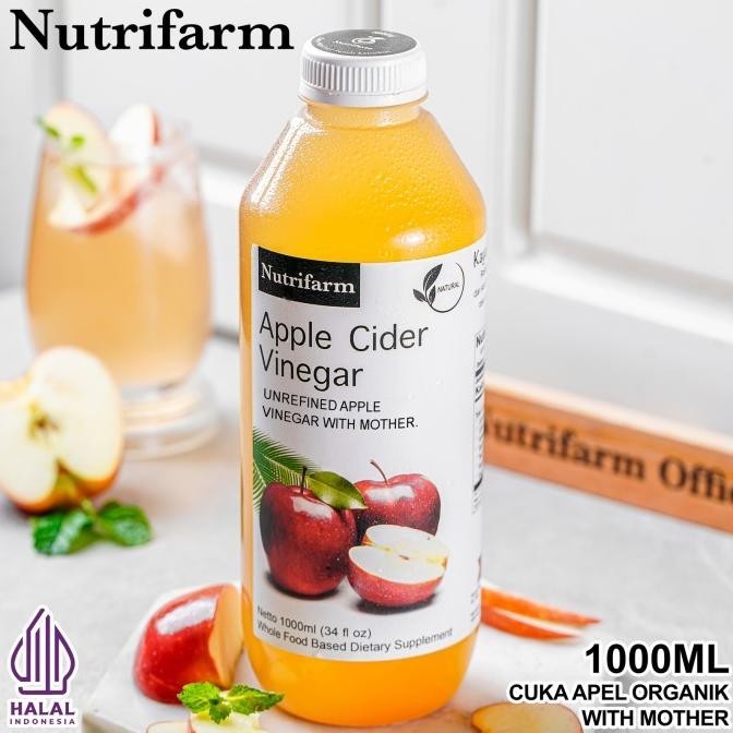 

CUKA APEL ORIGINAL ORGANIK 1000ML / APPLE CIDER VINEGAR P19A