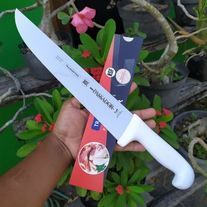 Made in Brazil Tramontina Passador 10in Pisau butcher knife Tramontina