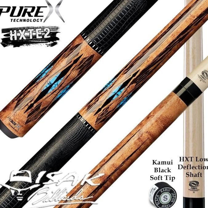 PROMO PUREX HXTE2 CUE - HXT LOW DEFLECTION SHAFT BILLIARD STICK PLAYERS PLAY BEST SELLER