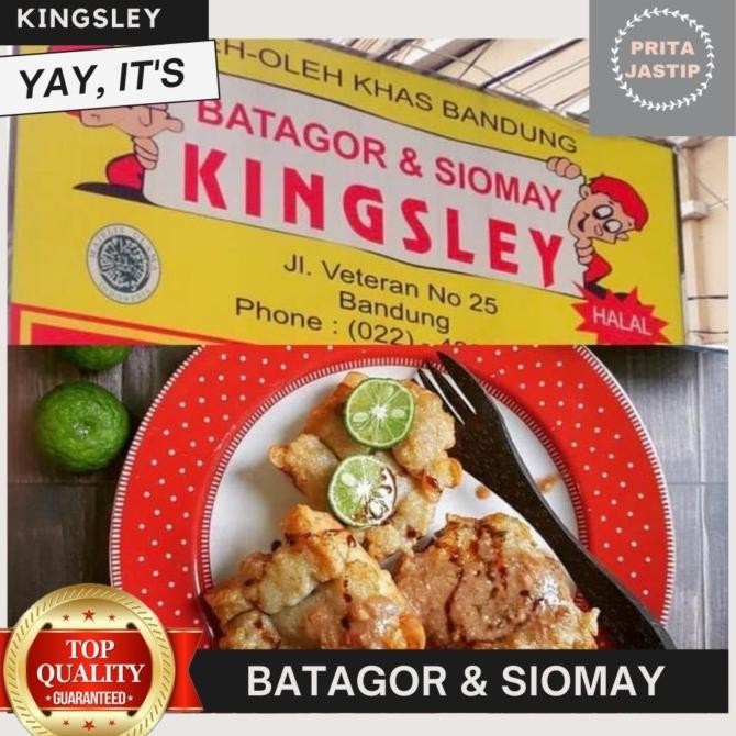 

BATAGOR SIOMAY KINGSLEY TERMURAH ASLI OLEH OLEH MAKANAN BANDUNG