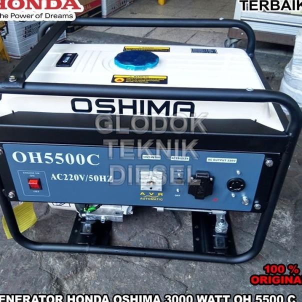 Terbaru Honda Genset Generator Bensin 3000 2800 Watt Oh 5500 C Oh5500C Ori