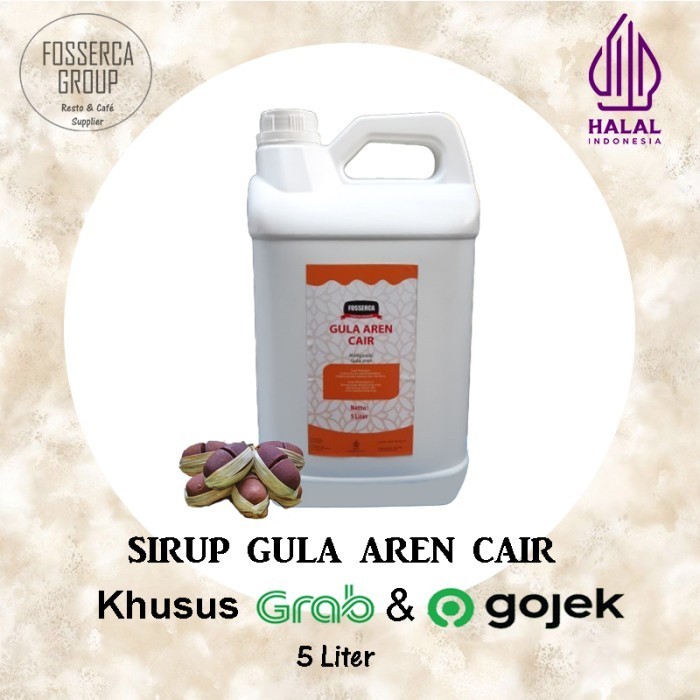 

Gula AREN Cair / Liquid Arenga Palm Sugar Syrup by Fosserca - 5L 7Kg