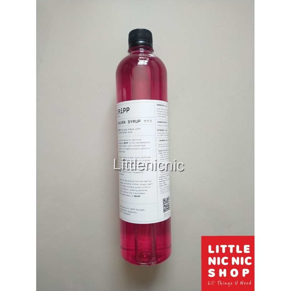 

Dripp Sakura Flavoured syrup sirup rasa minuman cafe