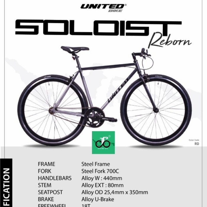 Sepeda Fixie United Soloist Reborn