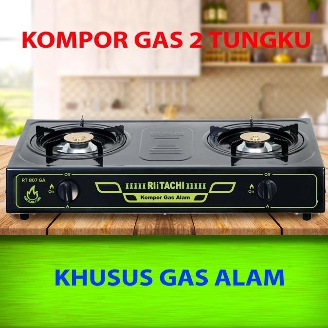 Kompor Gas 2 Tungku Khusus Gas Alam