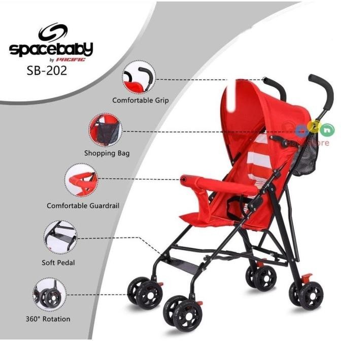 Terbatas Stroller Space Baby Sb-202 || Stroller Space Baby Sb-2 || Ellocora
