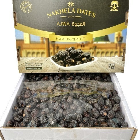 

Kurma Ajwa Premium Ajwa Madinah 5 kg Kurma Nabi Ajwa Jumbo Ajwa Aliyah