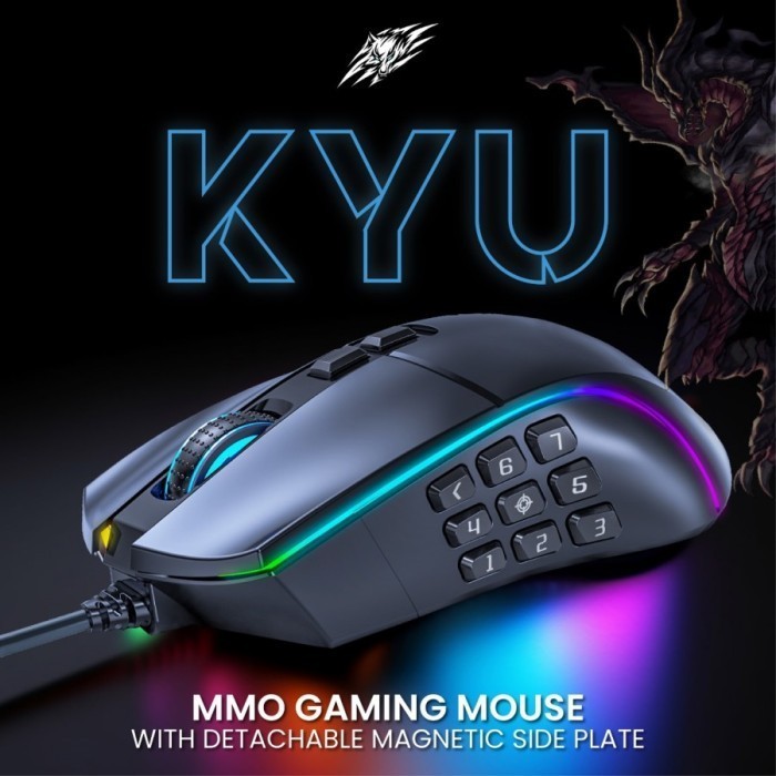 Sades KYU M01 MMO Gaming Mouse