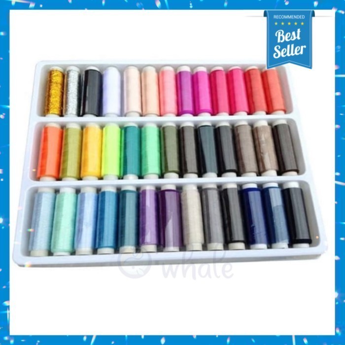 

Benang Jahit set 39 Warna Dengan Box
