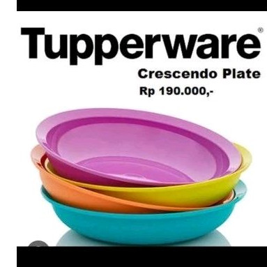 PLATE CRESCENDO TUPPERWARE